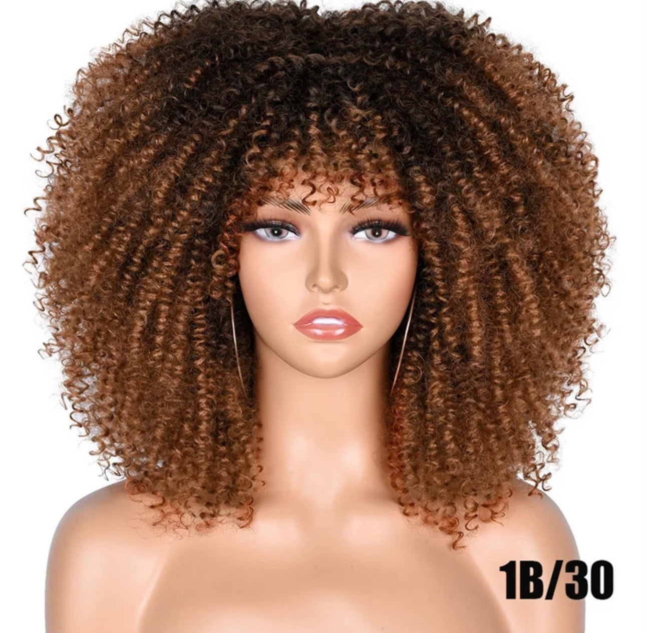 Synthetic Afro curly wig