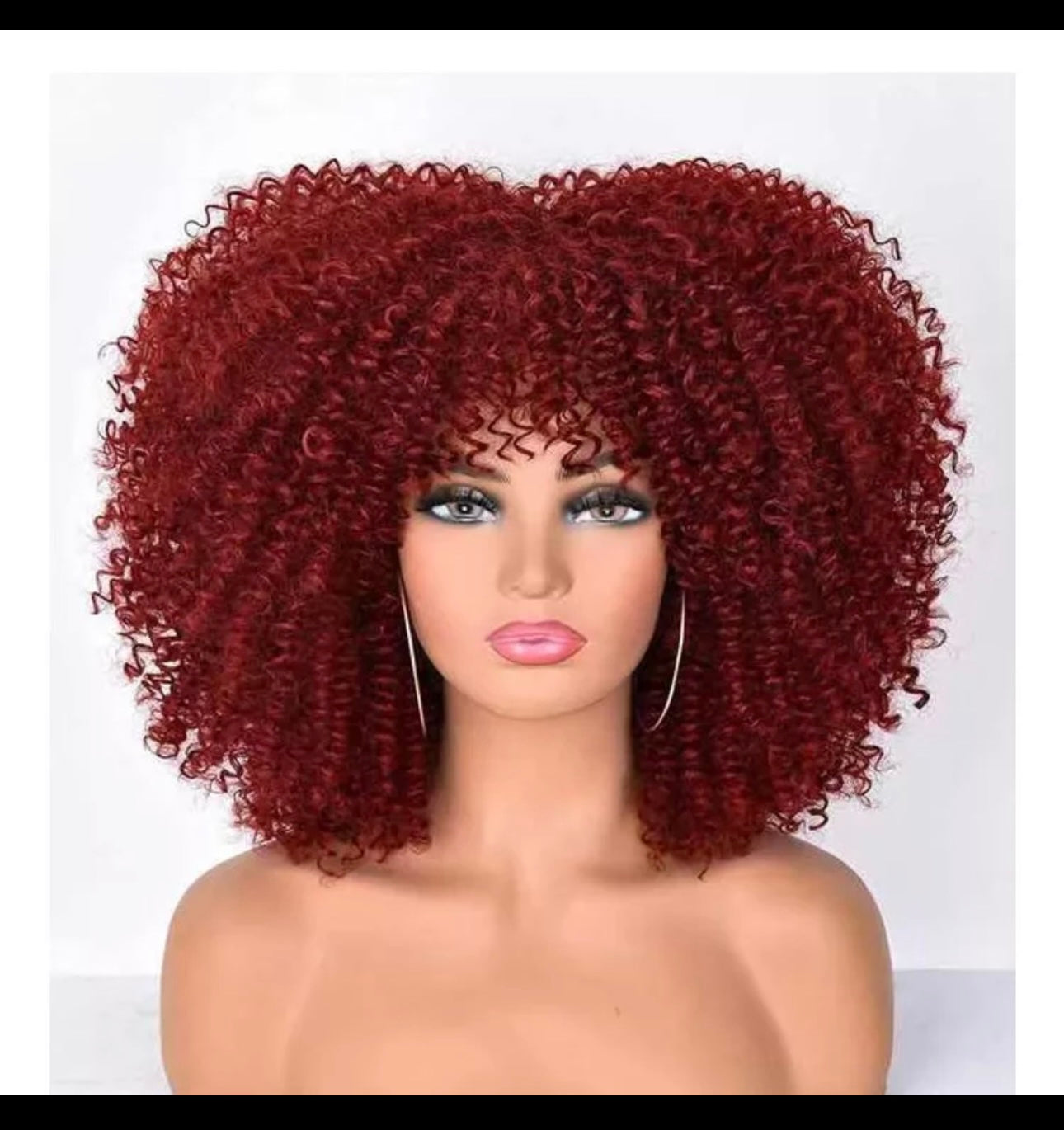 Synthetic Afro curly wig